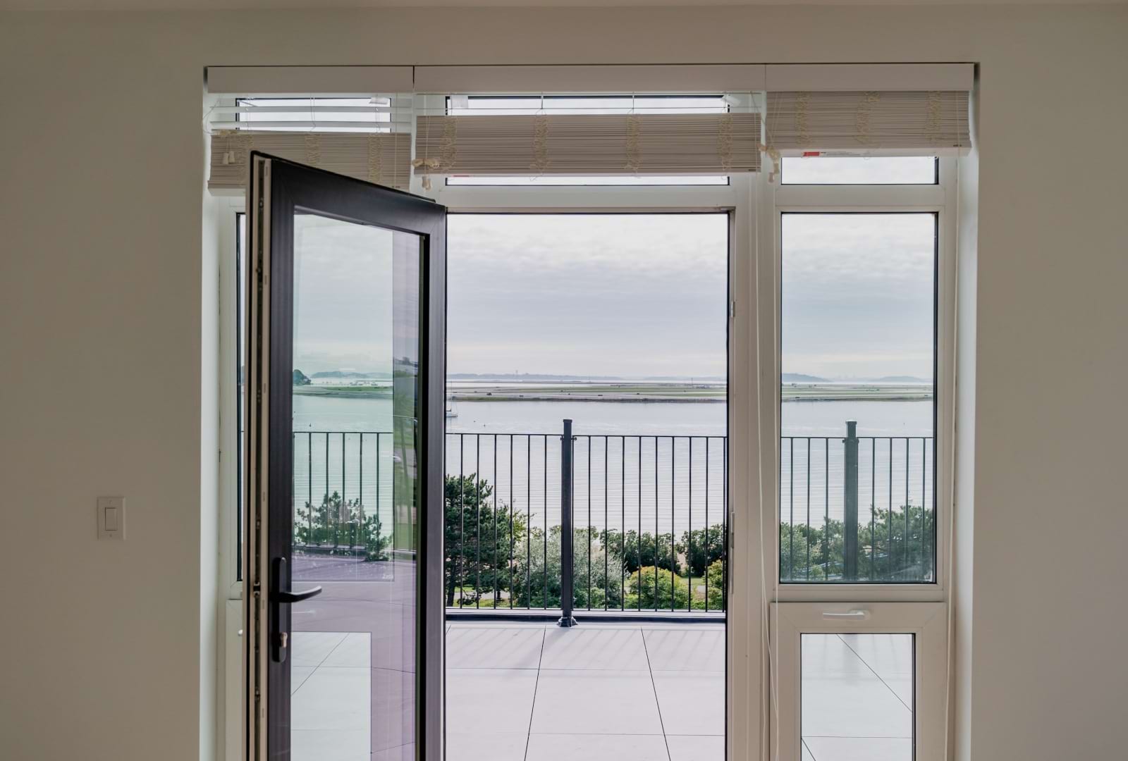 View to private deck